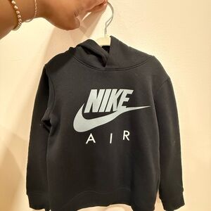Nike Black Hoodie with White Logo